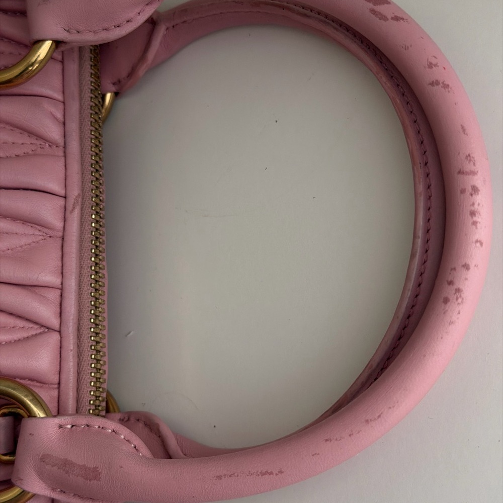 Authentic Miu Miu Matelasse Two-way Satchel Crossbody Handbag - Picture 8 of 16